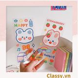  [GIAO HÀNG 7-25 NGÀY] Classy Hình dán, sticker dễ thương, sticker dán laptop, điện thoại, sổ, bình nước nhiều họa tiết PK1380 