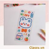  Classy Hình dán, sticker dễ thương, sticker dán laptop, điện thoại, sổ, bình nước nhiều họa tiết PK1380 