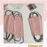  [GIAO HÀNG 7-25 NGÀY]  Combo 500 chiếc khẩu trang Classy màu loang tông hồng, giúp kháng khuẩn PK1387 