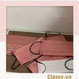 [GIAO HÀNG 7-25 NGÀY]  Combo 500 chiếc khẩu trang Classy màu loang tông hồng, giúp kháng khuẩn PK1387 