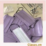  [GIAO HÀNG 7-25 NGÀY]  Combo 500 chiếc khẩu trang Classy màu loang tông hồng, giúp kháng khuẩn PK1387 