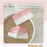  [GIAO HÀNG 7-25 NGÀY]  Combo 500 chiếc khẩu trang Classy màu loang tông hồng, giúp kháng khuẩn PK1387 
