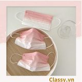  [GIAO HÀNG 7-25 NGÀY]  Combo 500 chiếc khẩu trang Classy màu loang tông hồng, giúp kháng khuẩn PK1387 
