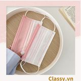 [GIAO HÀNG 7-25 NGÀY]  Combo 500 chiếc khẩu trang Classy màu loang tông hồng, giúp kháng khuẩn PK1387 