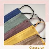  [GIAO HÀNG 7-25 NGÀY]  Combo 500 chiếc khẩu trang Classy màu loang tông hồng, giúp kháng khuẩn PK1387 