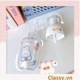  Classy Chai chiết mỹ phẩm dạng xịt, dạng vòi bấm bằng nhựa dung tích 100ml, 50ml PK1398 