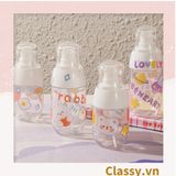  Classy Chai chiết mỹ phẩm dạng xịt, dạng vòi bấm bằng nhựa dung tích 100ml, 50ml PK1398 