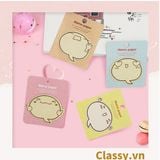  [GIAO HÀNG 7-25 NGÀY]  Classy Giấy note, giấy ghi chú hoạt tiết độc đáo nhiều màu pastel PK1416 