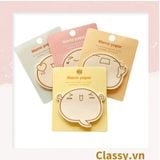  [GIAO HÀNG 7-25 NGÀY]  Classy Giấy note, giấy ghi chú hoạt tiết độc đáo nhiều màu pastel PK1416 