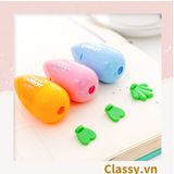  Classy Gọt bút chì, dụng cụ chuốt chì hình củ cà rốt nhiều màu PK1417 