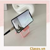 [GIAO HÀNG 7-25 NGÀY]  Classy Giá đỡ điện thoại hình chiếc ghế bằng nhựa chống trơn trượt, nhiều màu pastel PK1419 