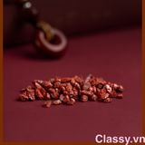  ORDER 7 -25 ngày - Móc khóa phong thủy dài 21 cm hạt chu sa đỏ mang ý nghĩa may mắn gắn chìa khóa, điện thoại, sổ tay PK1420 (ORDER 7-10 NGÀY) 