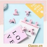  [GIAO HÀNG 7-25 NGÀY]  Classy Hộp kẹp giấy bằng thép không gỉ màu pastel PK1421 