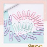  [GIAO HÀNG 7-25  NGÀY]  Classy Ghim giấy, kẹp giấy hộp ba ngăn, màu sắc đa dạng văn phòng phẩm tiện lợi PK1423 