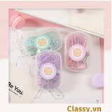  [GIAO HÀNG 7-25  NGÀY]  Classy Ghim giấy, kẹp giấy hộp ba ngăn, màu sắc đa dạng văn phòng phẩm tiện lợi PK1423 