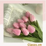  Classy Bông tulip bằng vải, làm đạo cụ chụp hình, trang trí nhà cửa PK1474 