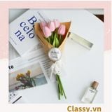  Bông tulip bằng vải, làm đạo cụ chụp hình, trang trí nhà cửa PK1474 