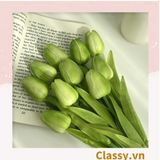  Bông tulip bằng vải, làm đạo cụ chụp hình, trang trí nhà cửa PK1474 
