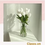  Bông tulip bằng vải, làm đạo cụ chụp hình, trang trí nhà cửa PK1474 