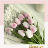  Classy Bông tulip bằng vải, làm đạo cụ chụp hình, trang trí nhà cửa PK1474 