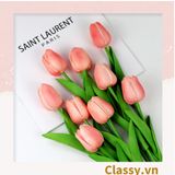  Bông tulip bằng vải, làm đạo cụ chụp hình, trang trí nhà cửa PK1474 