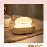  Classy Đèn ngủ hình máy nướng bánh mì, đèn decor phòng nhiều chế độ sáng PK1477 