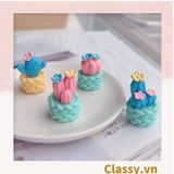  Classy Chậu cây xương rồng mini bằng nhựa, trang trí bàn làm việc, bàn học, decor phòng PK1489 