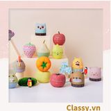  [GIAO HÀNG 7-25 NGÀY]  Classy Đồng hồ hẹn giờ xoay 360 độ 60 phút, họa tiết trái cây dễ thương PK1491 