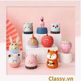 [GIAO HÀNG 7-25 NGÀY]  Classy Đồng hồ hẹn giờ xoay 360 độ 60 phút, họa tiết trái cây dễ thương PK1491 
