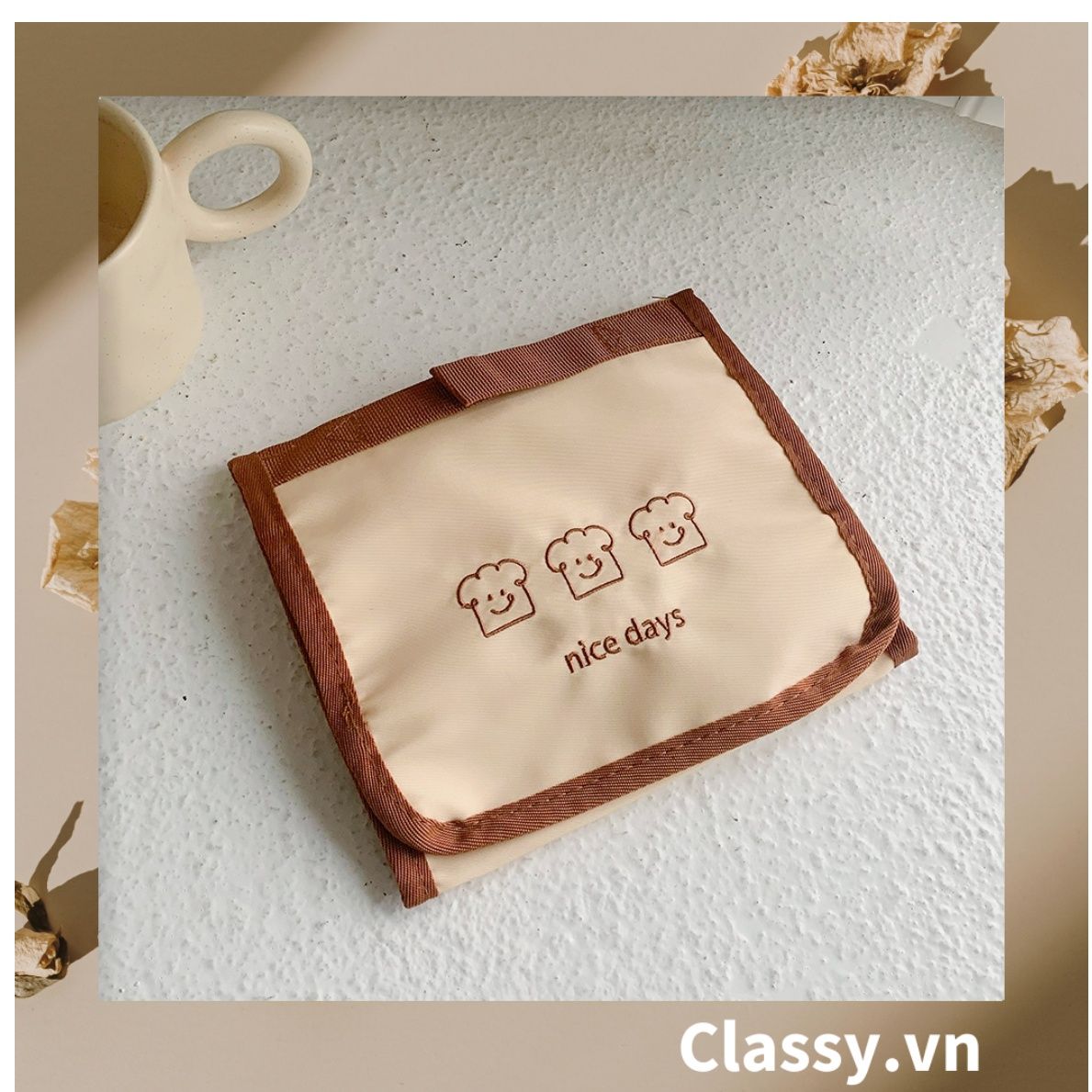  [GIAO HÀNG 7-25 NGÀY] Classy Túi đựng mỹ phẩm, đồ trang điểm, du lịch nhiều ngăn có quai xách PK1498 