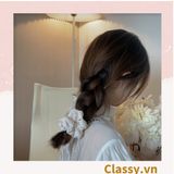  Classy Dây cột tóc, Scrunchies nhiều màu hàn quốc nữ tính PK1504 