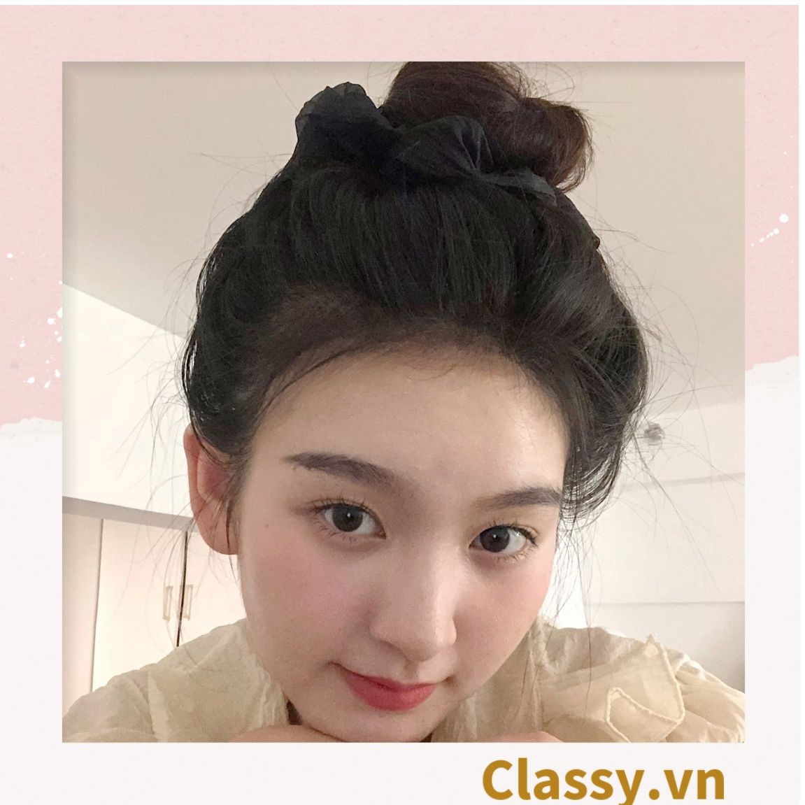  [GIAO HÀNG 7-25 NGÀY] Classy Dây cột tóc, Scrunchies vải voan phong cách hàn quốc PK1505 