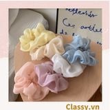  [GIAO HÀNG 7-25 NGÀY] Classy Dây cột tóc, Scrunchies vải voan phong cách hàn quốc PK1505 