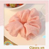  Classy Dây cột tóc, Scrunchies vải voan phong cách hàn quốc PK1505 