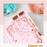  Classy Ghim giấy, kẹp giấy hộp bốn ngăn, màu sắc đa dạng văn phòng phẩm tiện lợi PK1506 