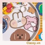  [GIAO HÀNG 7-25 NGÀY]  Classy Miếng lót đế ly, lót đế cốc họa tiết động vật ngẫu nhiên PK1515 