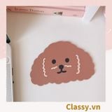  [GIAO HÀNG 7-25 NGÀY]  Classy Miếng lót đế ly, lót đế cốc họa tiết động vật ngẫu nhiên PK1515 