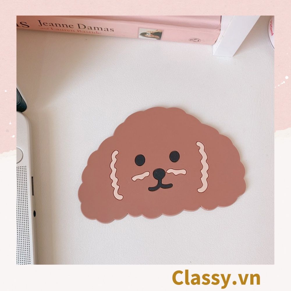  [GIAO HÀNG 7-25 NGÀY]  Classy Miếng lót đế ly, lót đế cốc họa tiết động vật ngẫu nhiên PK1515 