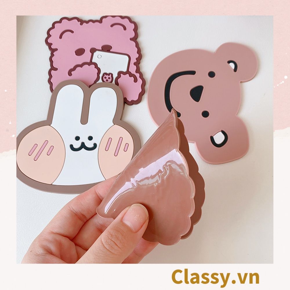  [GIAO HÀNG 7-25 NGÀY]  Classy Miếng lót đế ly, lót đế cốc họa tiết động vật ngẫu nhiên PK1515 