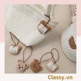  Classy Móc khóa mặt gấu nhiều màu, móc khóa điện thoại, sổ tay PK1518 