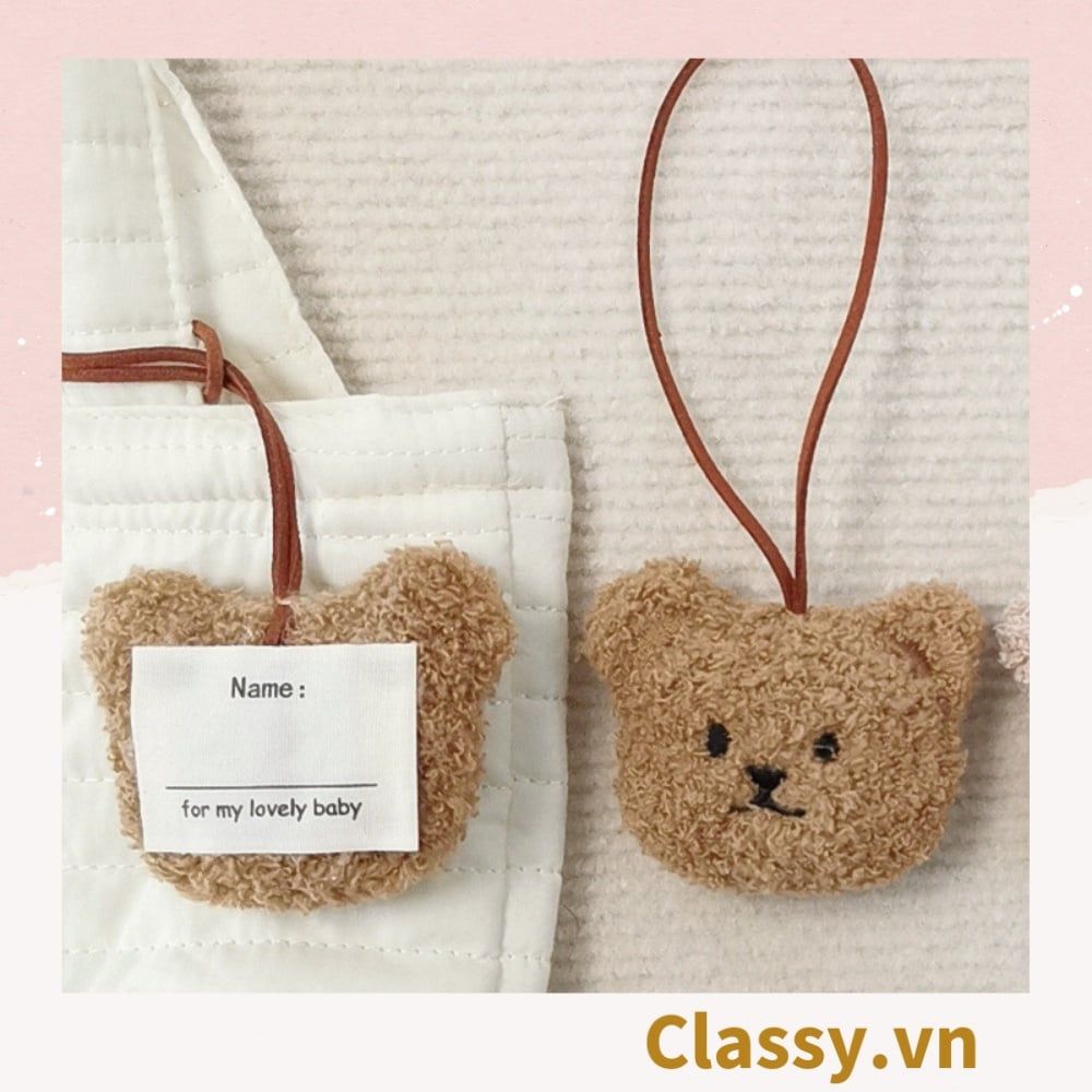  [GIAO HÀNG 7-25 NGÀY]  Classy Móc khóa mặt gấu nhiều màu, móc khóa điện thoại, sổ tay PK1518 