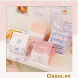  Hộp giấy note, giấy ghi chú hình hộp sữa, có khe rút tiện lợi PK1520 