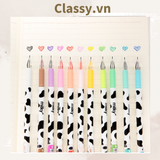  [GIAO HÀNG 7-25 NGÀY]  Classy Bút gel bò sữa nhiều màu, 0.38mm mực ra đều và đậm PK1521 