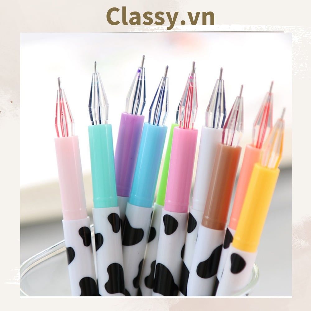  [GIAO HÀNG 7-25 NGÀY]  Classy Bút gel bò sữa nhiều màu, 0.38mm mực ra đều và đậm PK1521 
