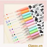  [GIAO HÀNG 7-25 NGÀY]  Classy Bút gel bò sữa nhiều màu, 0.38mm mực ra đều và đậm PK1521 