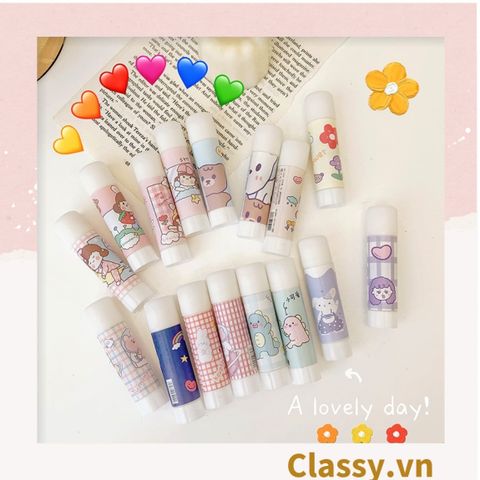 Keo dán giấy, hồ dán thủ công, hồ khô tiện lợi học tập PK1527 [HÀNG ORDER 5-7 NGÀY | ÁP DỤNG ĐƠN TỪ 2 TRIỆU | CÓ THỂ IN LOGO] 