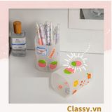  [GIAO HÀNG 7-25NGÀY]  Classy Hộp đựng bút để bàn, đựng đồ trang điểm, phụ kiện PK1528 