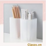  [GIAO HÀNG 7-25NGÀY]  Classy Hộp đựng bút để bàn, đựng đồ trang điểm, phụ kiện PK1528 