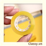  Combo 10 cuộn Classy Cuộn băng keo, băng dính văn phòng cỡ nhỏ tiện lợi PK1530 