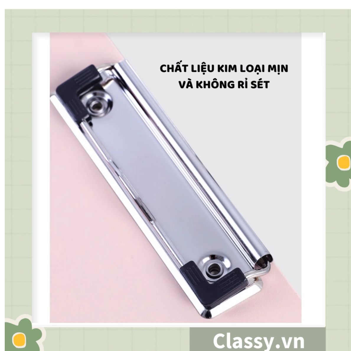  Bảng kẹp file hồ sơ, tài liệu kích thước giấy A4  Bìa trình ký Classy Basic PK1534 